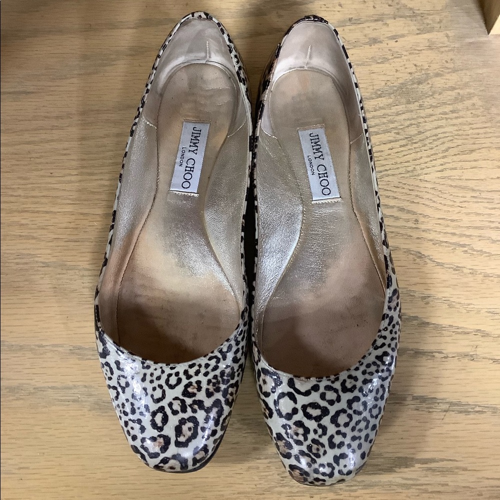 Jimmy Choo Cheetah Print Ballet Flats